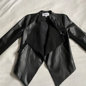 BLACK JACKET X SMALL FAUX LEATHER